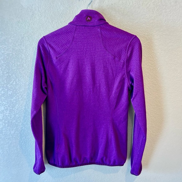 Marmot Women's Vibrant Purple Softshell Jacket Size S-Tiny hole in pics - Picture 7 of 9